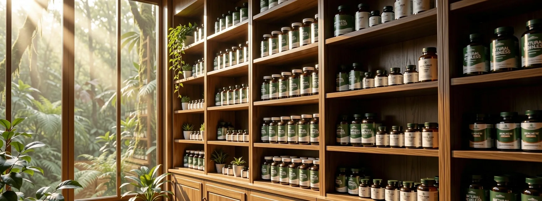 Botanical sanctuary atmosphere